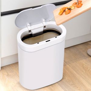 佳佰感应垃圾桶 夹缝款 感应电池款8L